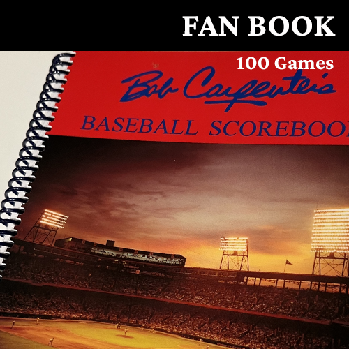 Fan Scorebook – Bob Carpenter's Baseball Scorebook